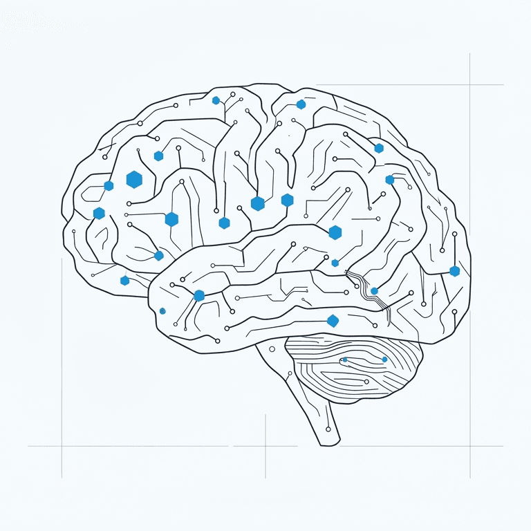 AI brain illustration